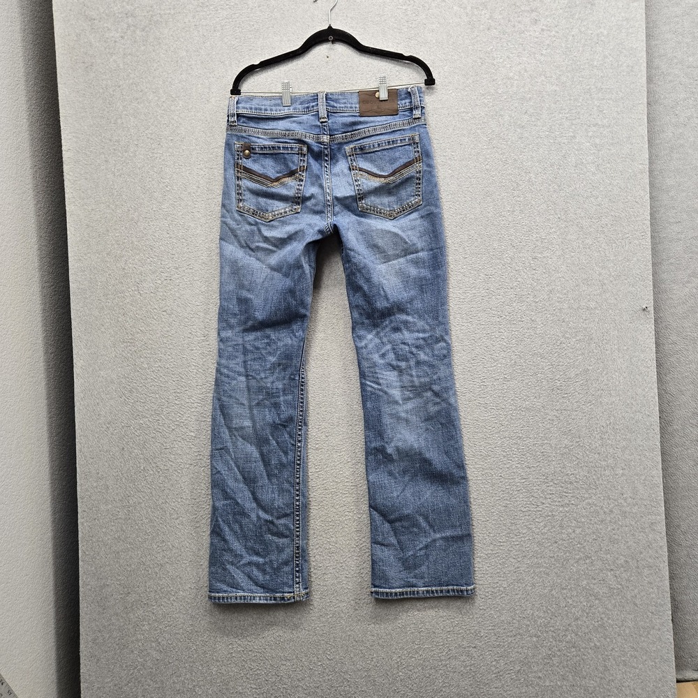 Cody James Men Jeans 30W X 32L Blue Denim Embroidered 30" Inseam
